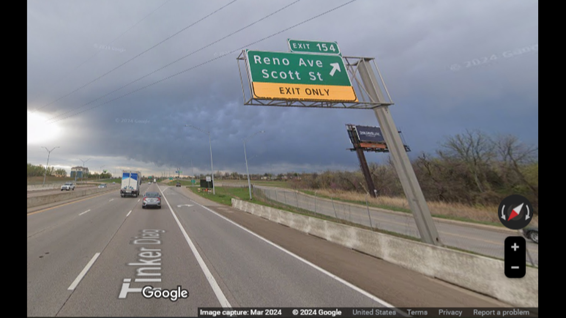 On May 2, a passerby reported someone sitting on the side of I-40 near the Reno/Scott Street exit near Oklahoma City, officials say.