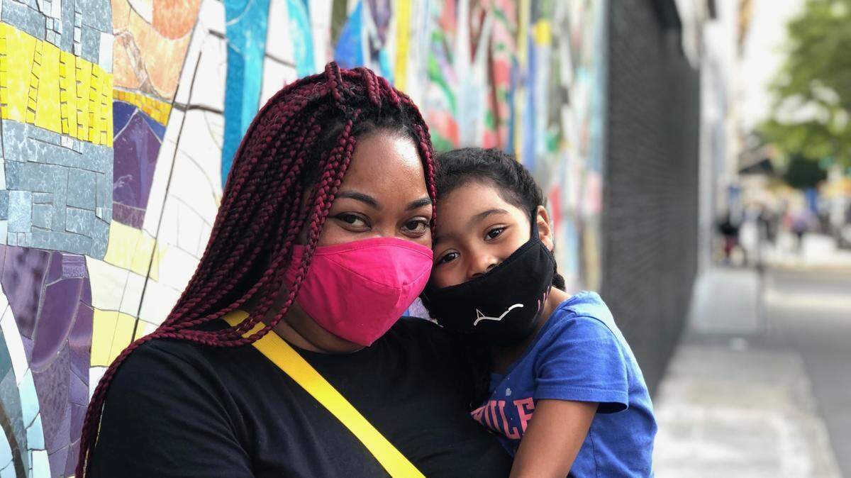 Alexys Hatcher, pictured with her 5-year-old daughter Aliyah Grace, was evicted out of her apartment after Texas courts were advised not to enforce a federal protection for evictions.