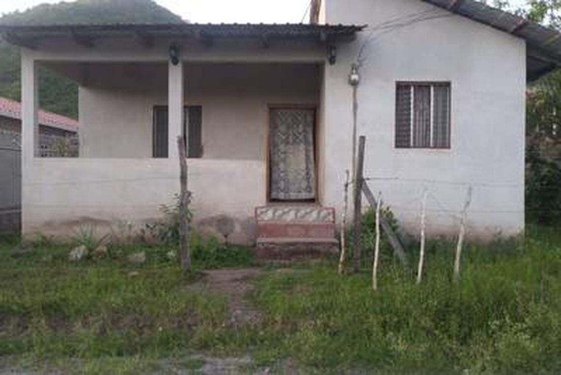 The rental home in San Francisco de la Paz where 6-year-old Heyli lived with her father and mother before setting out for the U.S. on May 15. "Here, you can't live normally," Claudia's mother said of the town. "You can't be out after 6 p.m., 6:30 p.m., 7:00 p.m. ... because they assault you or they will kill you."