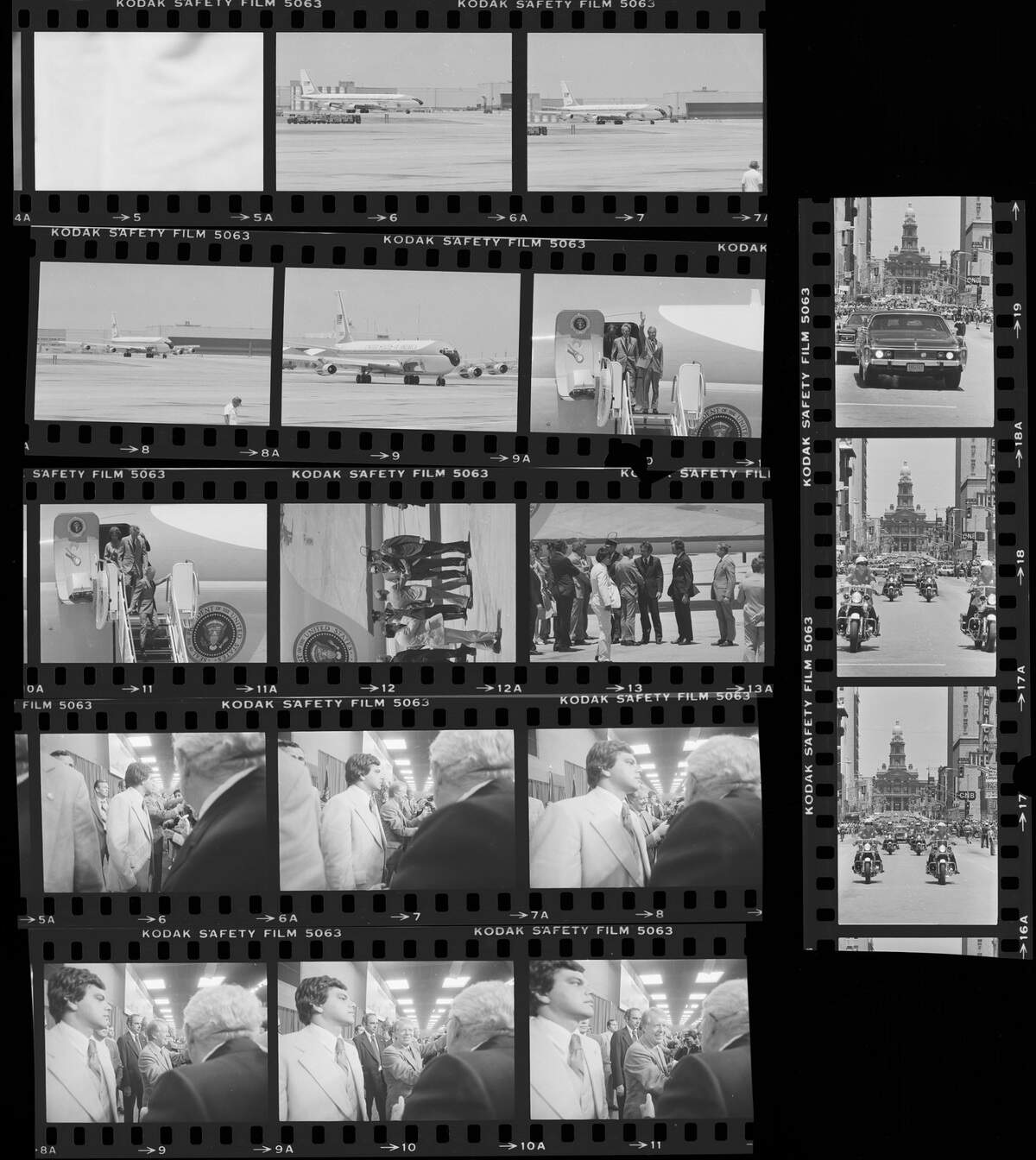 Negatives of President Carter’s 1978 visit