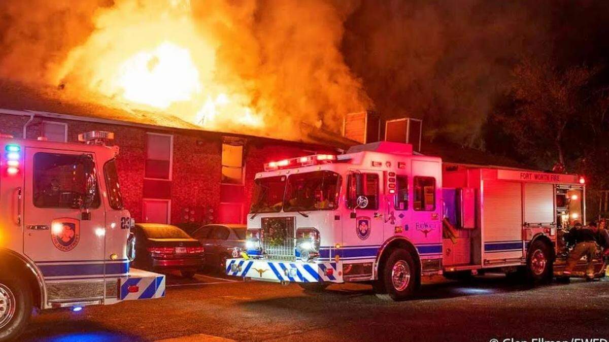 No injuries were reported in this apartment fire in November in west Fort Worth. Half of home heating equipment fires are reported during December, January and February,.