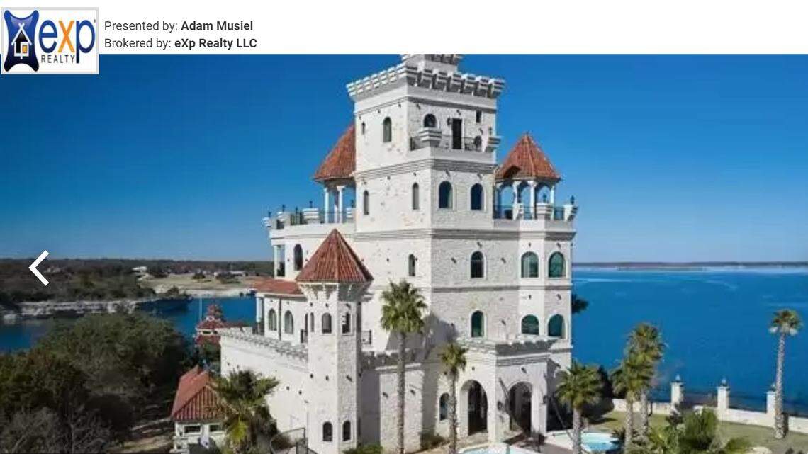 The palace, known as the “Parsons Castle” resides in Clifton, Texas - around 90 miles south of the Dallas-Fort Worth area.