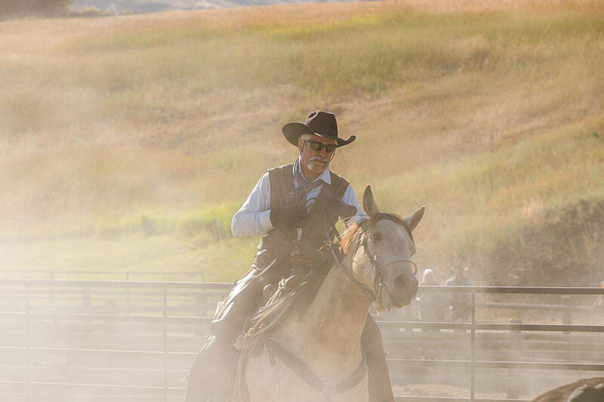 Cowboy Lloyd Pierce, played by Forrie J. Smith, in Season 5, Episode 7 of “Yellowstone.”