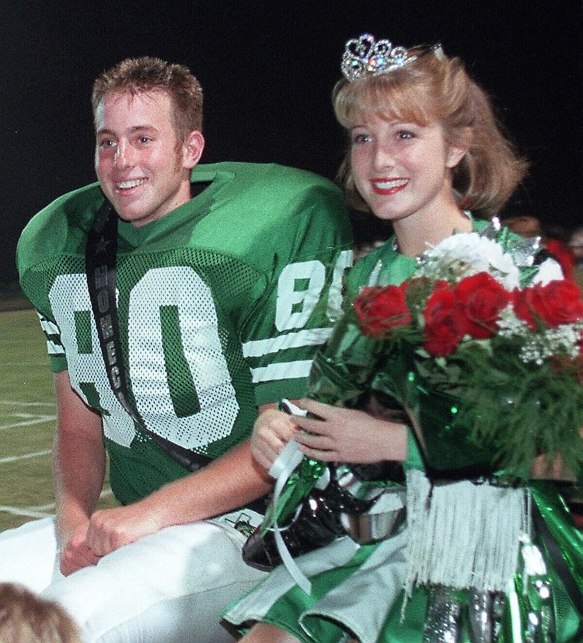 Oct. 9, 1999: Jon Lakin and Allison Bressinck are the new homecoming king and queen for Southlake High School.
