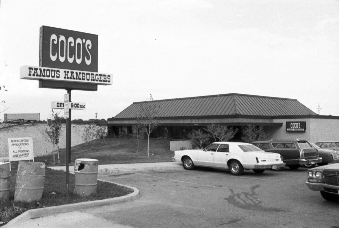 Aug. 21, 1978: Coco’s Famous Hamburgers (which was at 4601 S. Hulen St. at Interstate 20 in Fort Worth). It later became a Denny’s.