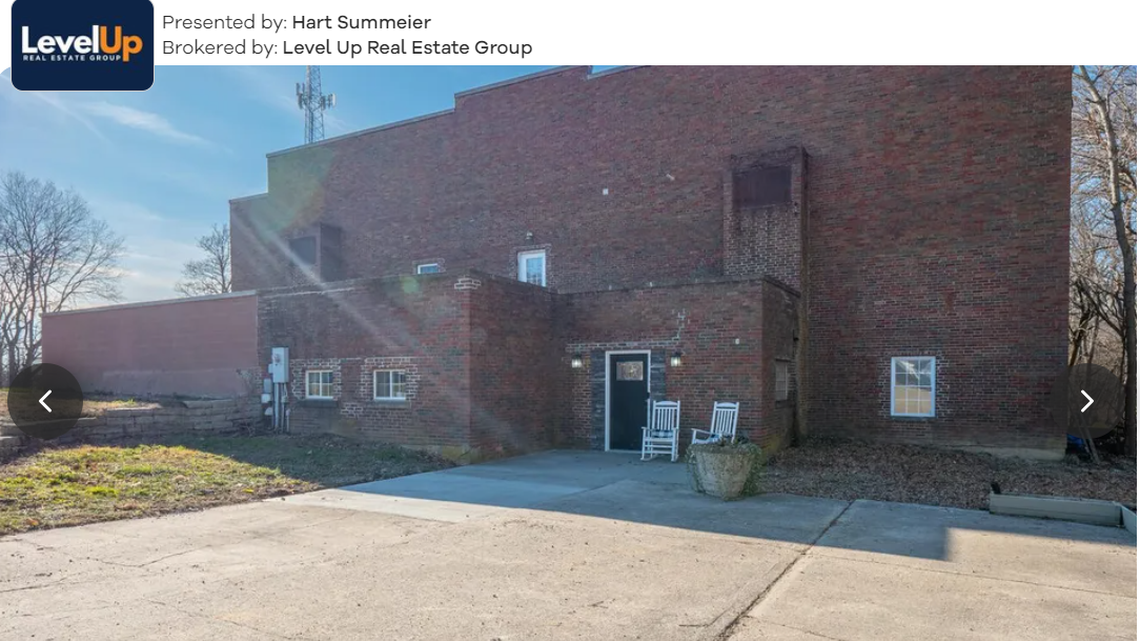 Exterior of the former gym