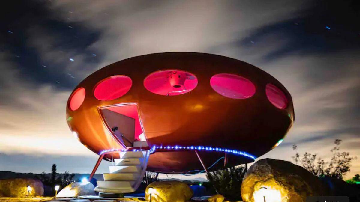 The Area 55 Futuro House is booked through 2022