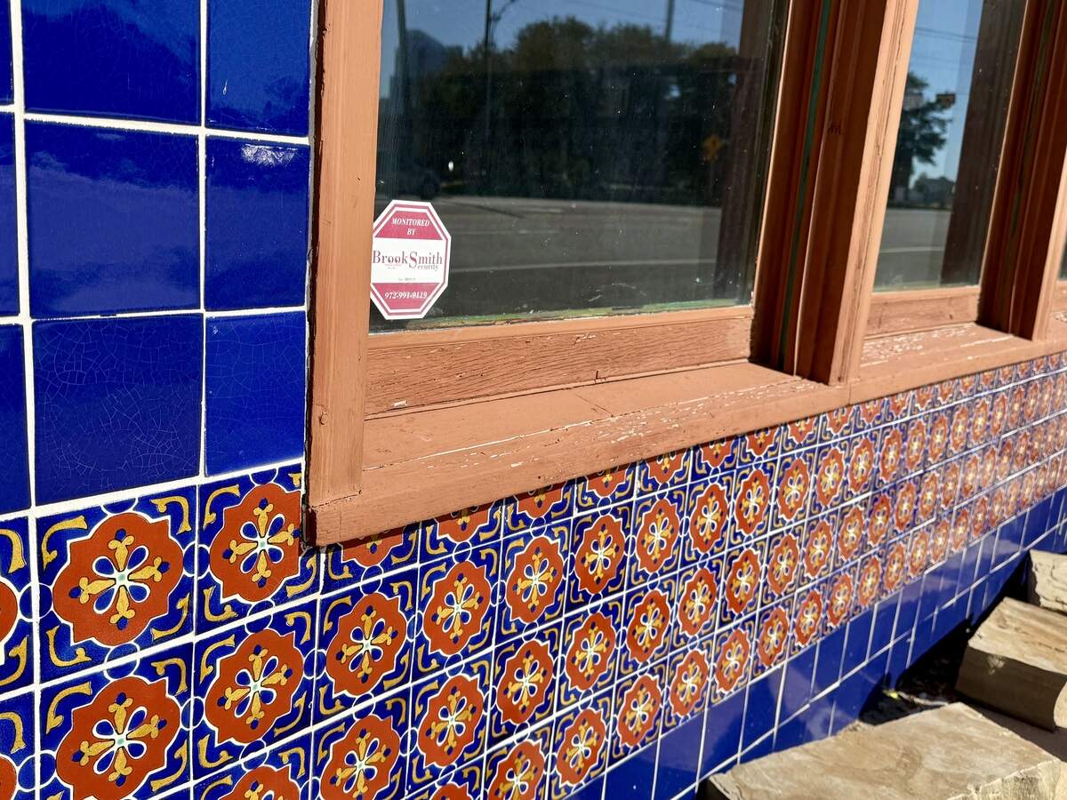 The Mexican Inn No. 2 location was built in 1949 and upgraded with even more elaborate tile work, as seen Nov. 15, 2025.