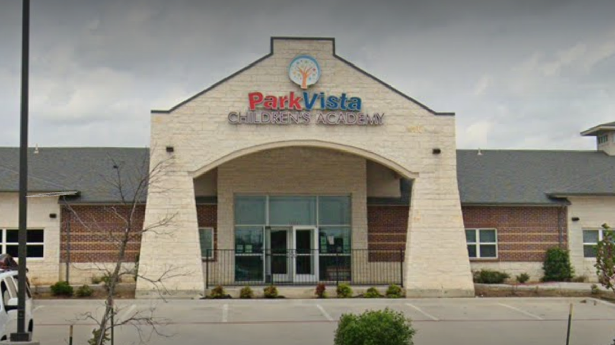The outside of Park Vista Children’s Academy of Fort Worth and Keller is pictured on Google Maps.