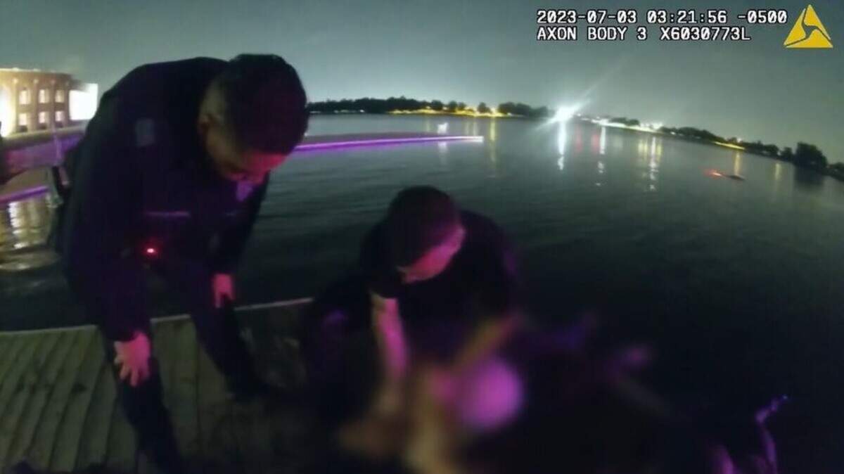 A victim was pulled out of Bachman Lake early Wednesday morning, July 5, 2023, after Dallas Police found a vehicle in the water.