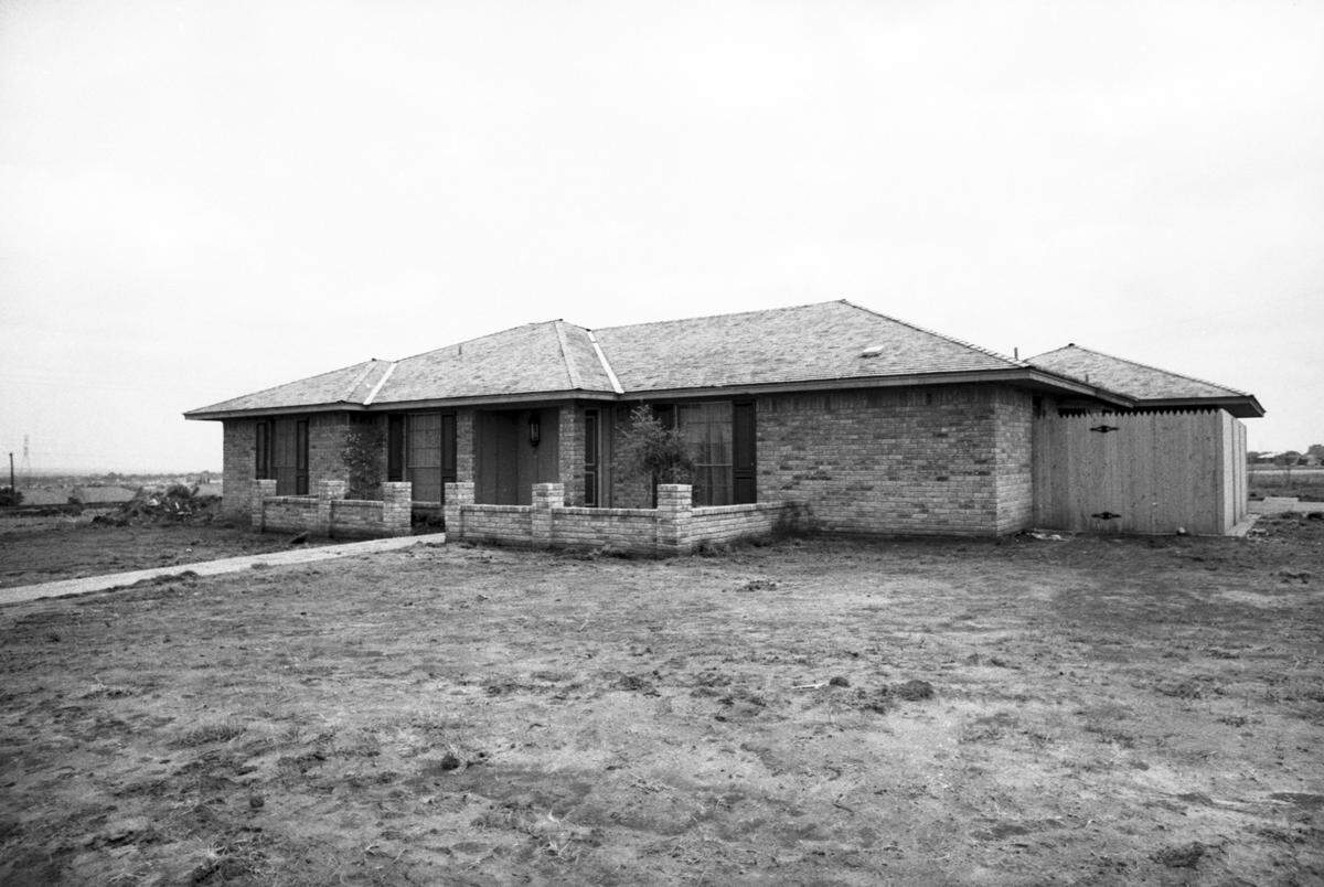 A model home in Fort Worth’s Wedgwood neighborhood in 1975. The area grew during the post-war housing boom from the 1950s into the 1970s.