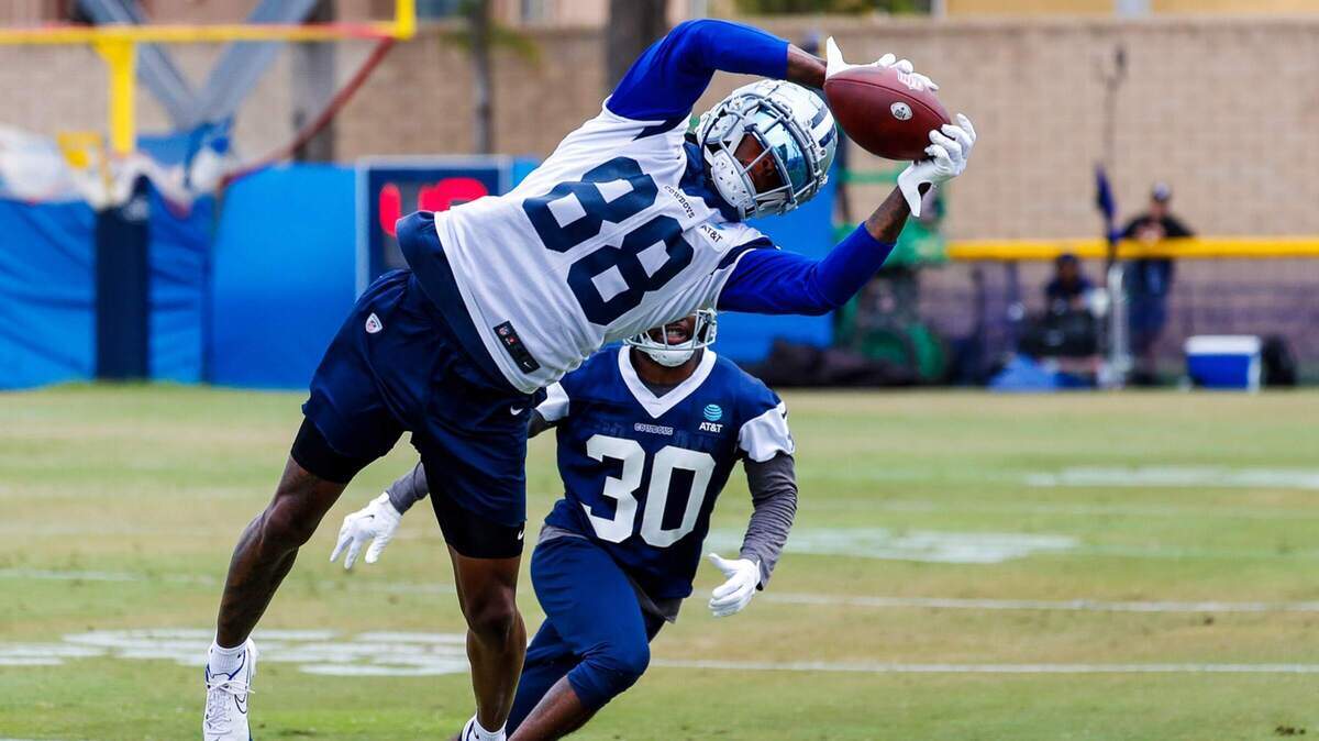Dallas Cowboys receiver CeeDee Lamb was placed on the NFL’s COVID-19 list Monday along with safety Malik Hooker and safety Israel Mukuamu.