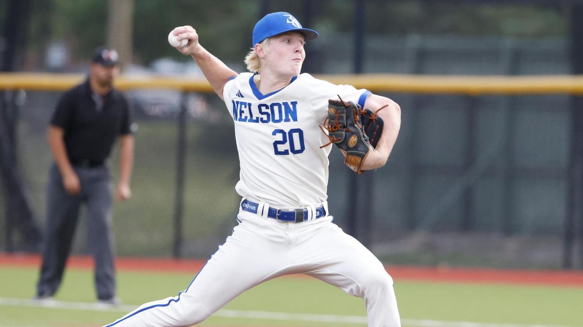 Byron Nelson pitcher Kenson Buth works the first inning during a UIL Regional Seminal 6A D2 baseball playoff game at Bobcat Field in Trophy Club, Texas, Thursday, May 15, 2025.