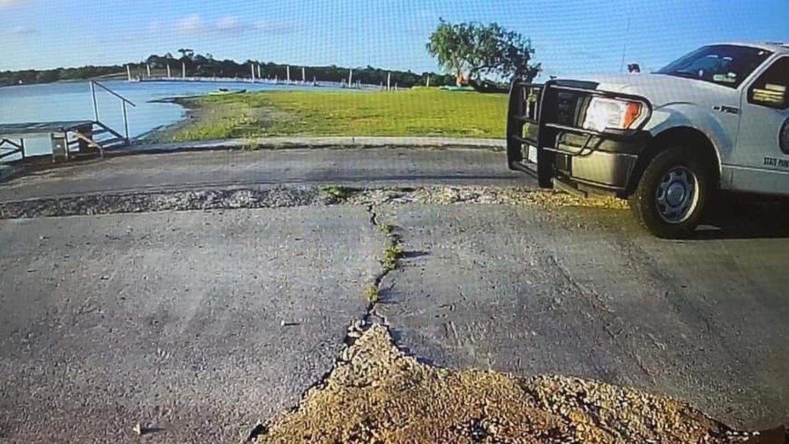 A 25-year-old man was visiting his girlfriend and family when he drowned while swimming near the Lake Corpus Christi pier, officials said.