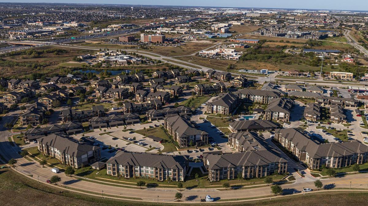 An apartment development in Alliance in far north Fort Worth on Wednesday, Nov. 13, 2024.