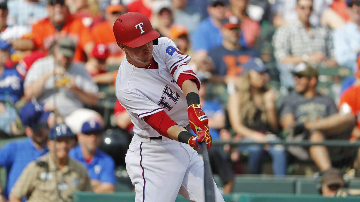Carlos Tocci entered Tuesday batting .061 and with 63 days of service time. The Rangers, though, aren't scheming to get him on the disabled list until Sept. 1.