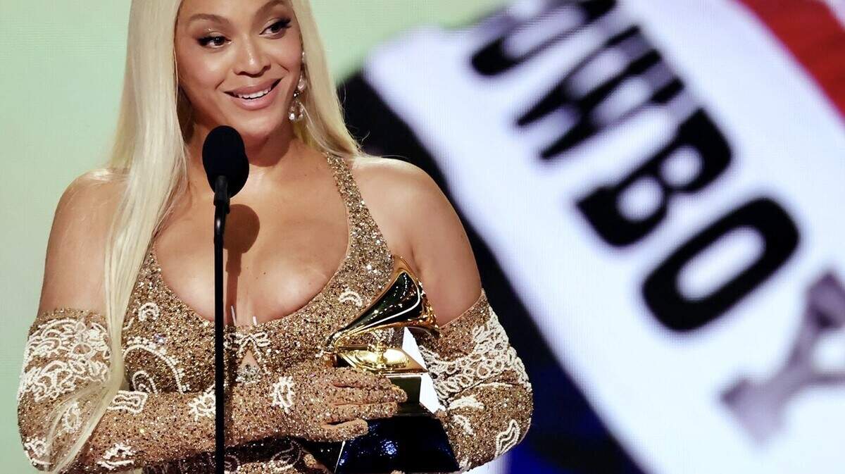 Beyoncé accepts the best country album award for “Cowboy Carter” onstage during the 67th Annual Grammy Awards at Crypto.com Arena on Sunday, Feb. 2, 2025, in Los Angeles.