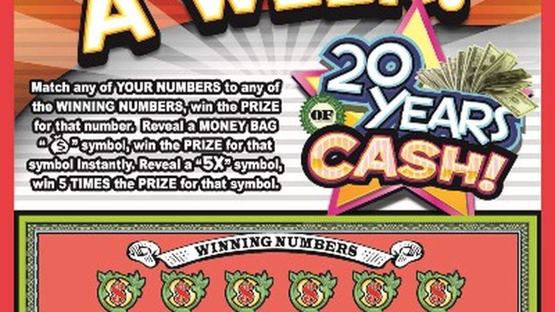 This scratch-off ticket sold won $1 million.
