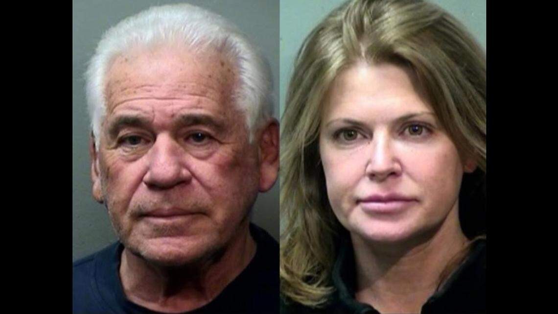 Tracy Hollandsworth of Fort Worth is accused of assaulting her 77-year-old ex-boyfriend, Robert Taccia, whom a Florida newspaper once called "one of Central Florida's most notorious criminals."