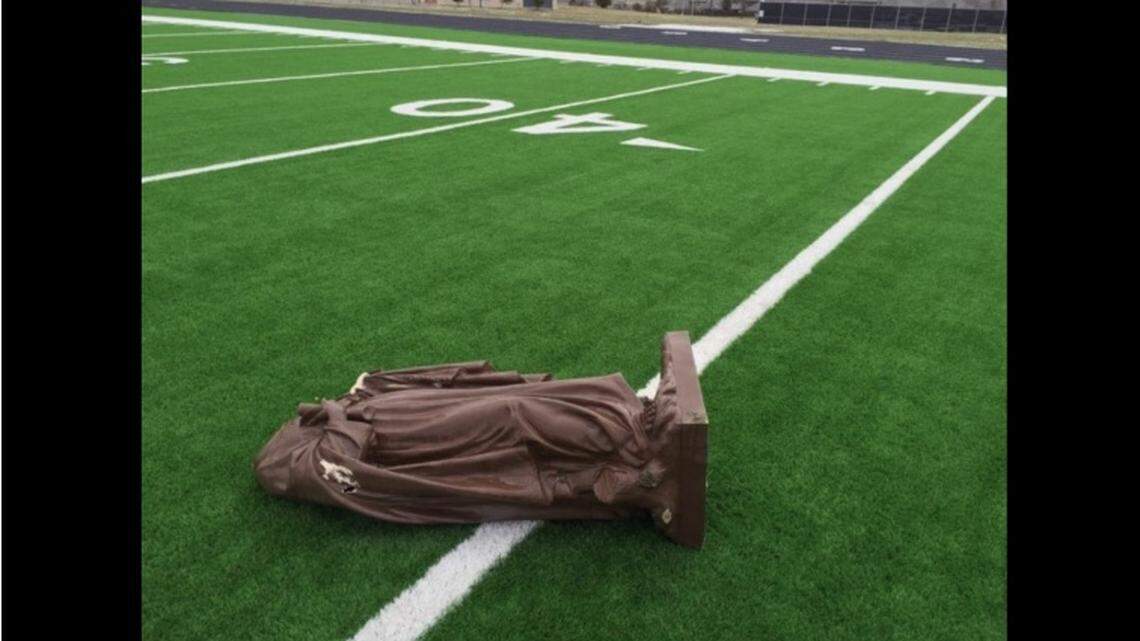 Vandals steal and behead Catholic statue, cause other damage at Fort Worth church