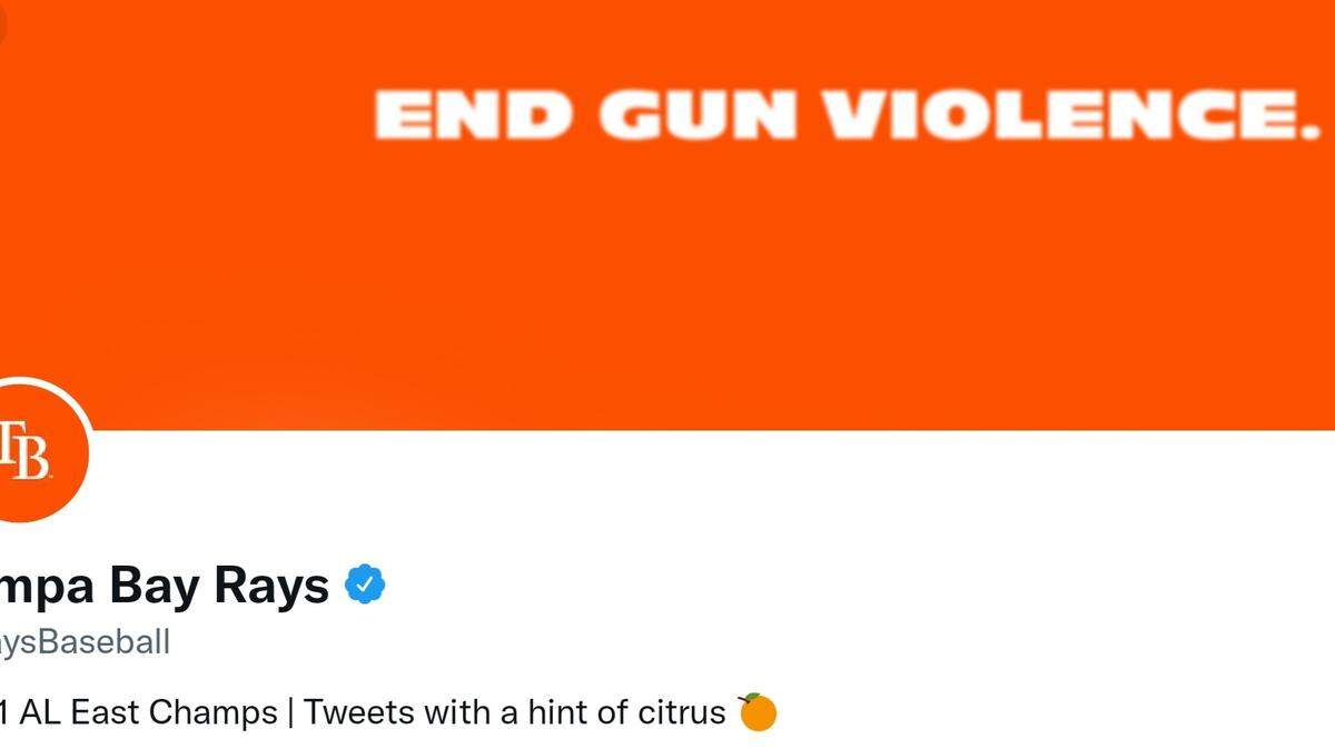 The Tampa Bay Rays and New York Yankees devoted their social media channels during Thursday night’s game to sharing facts and statistics on gun violence in America.