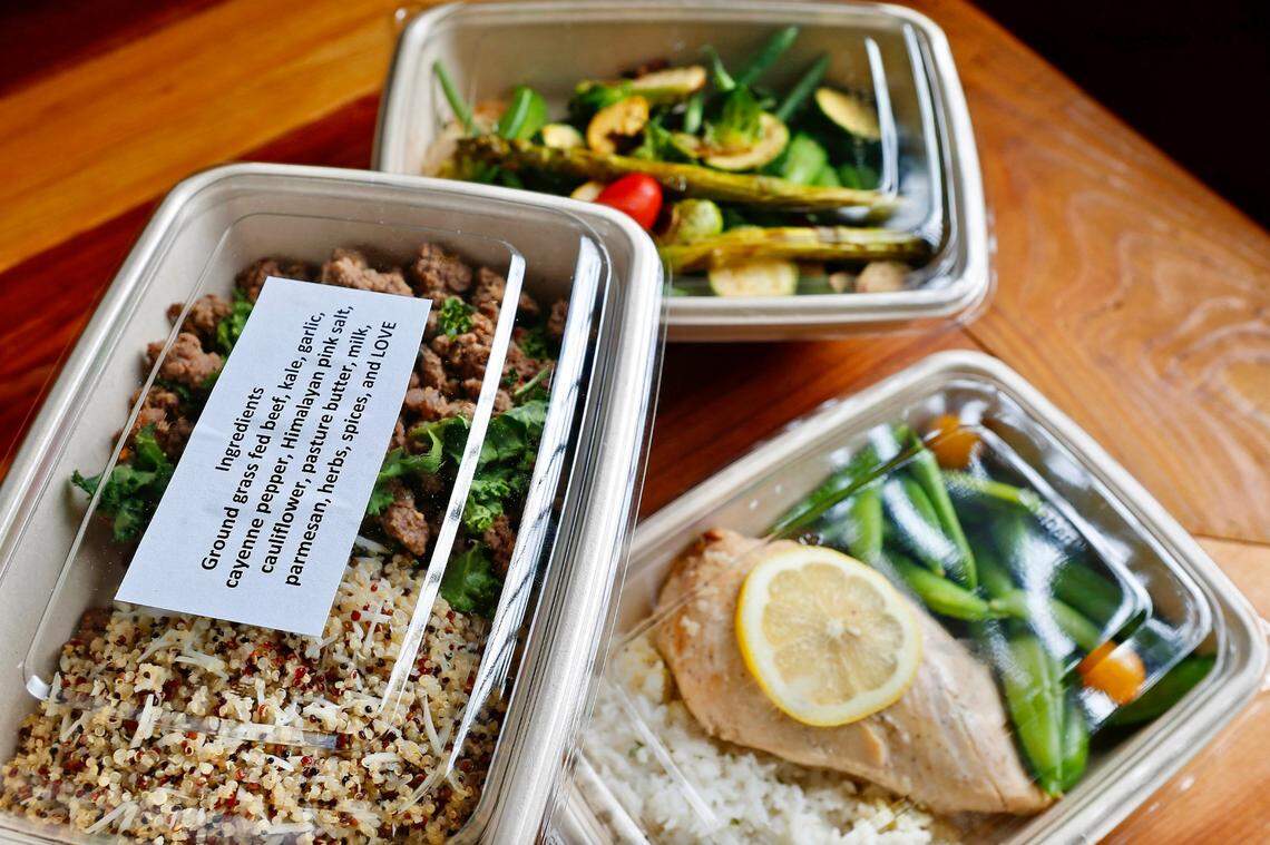 Prepared dishes, fresh and ready to go at Lettuce Cook.