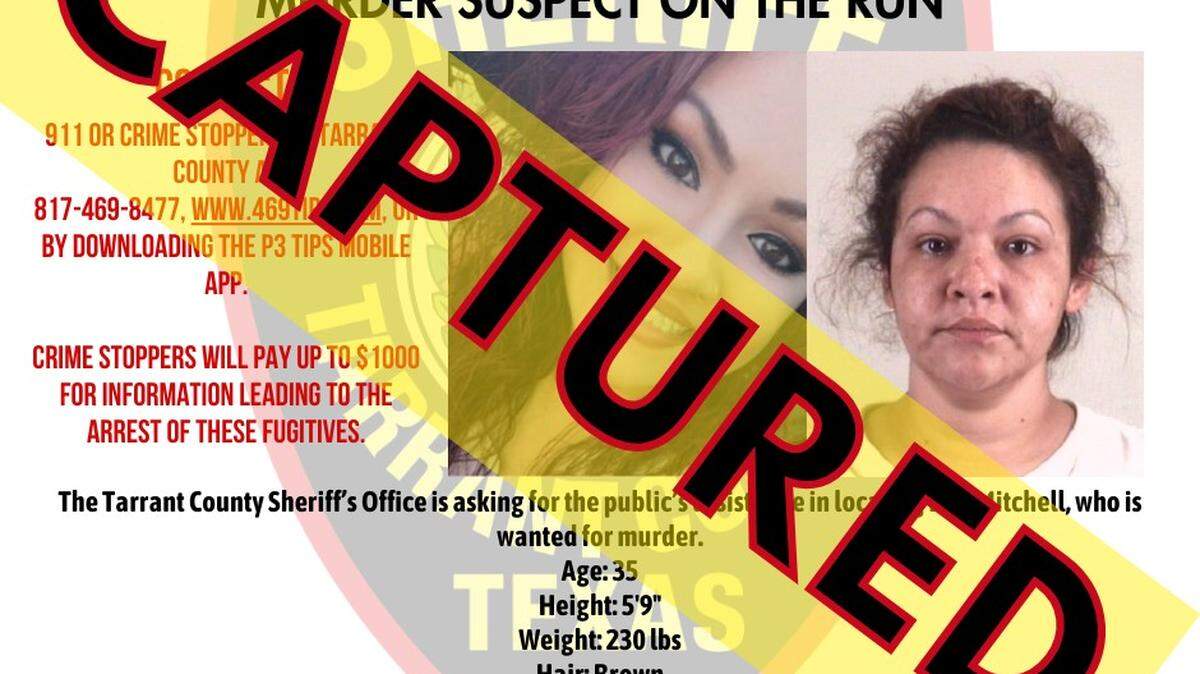 Lisa Mitchell, 35, was arrested without incident after a “focused investigation” that involved tips from the public, officials said Wednesday.