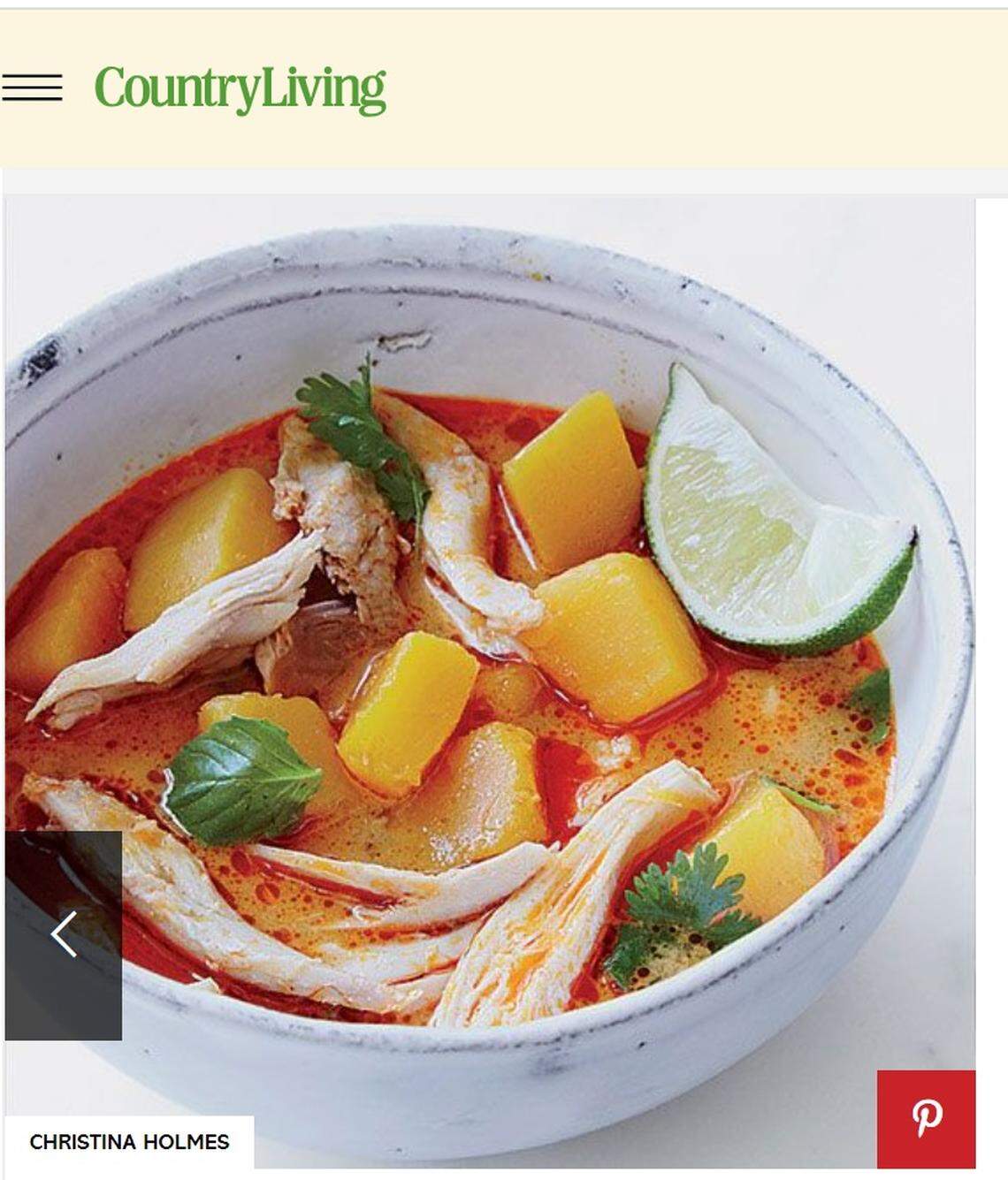 Turkey Curry Soup
