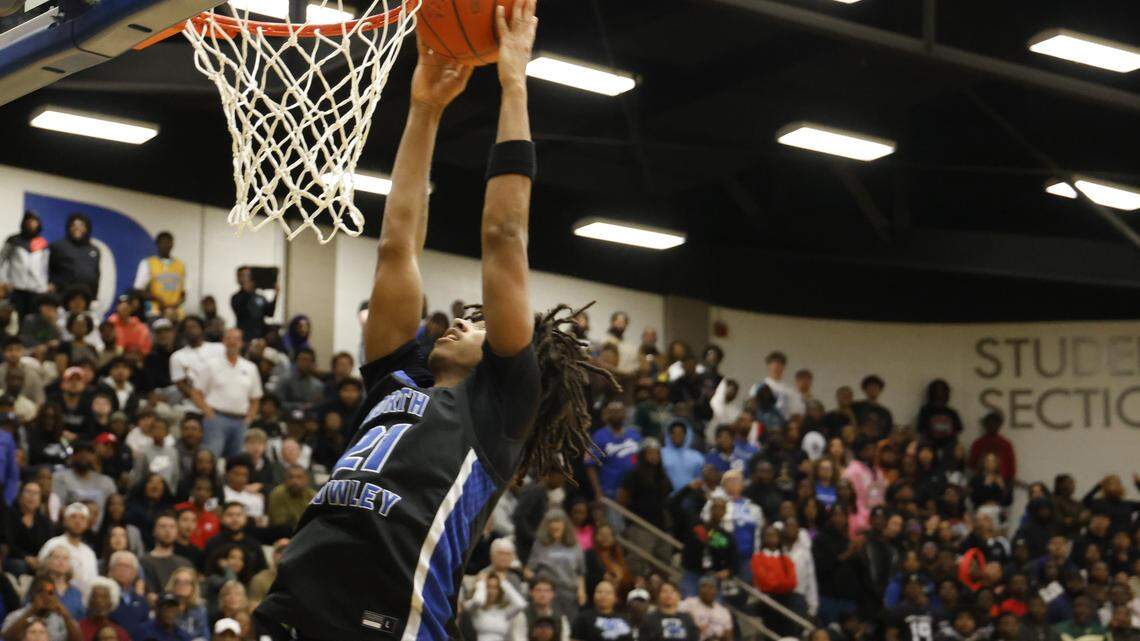 North Crowley boys basketball bests Allen, advances to state semifinals