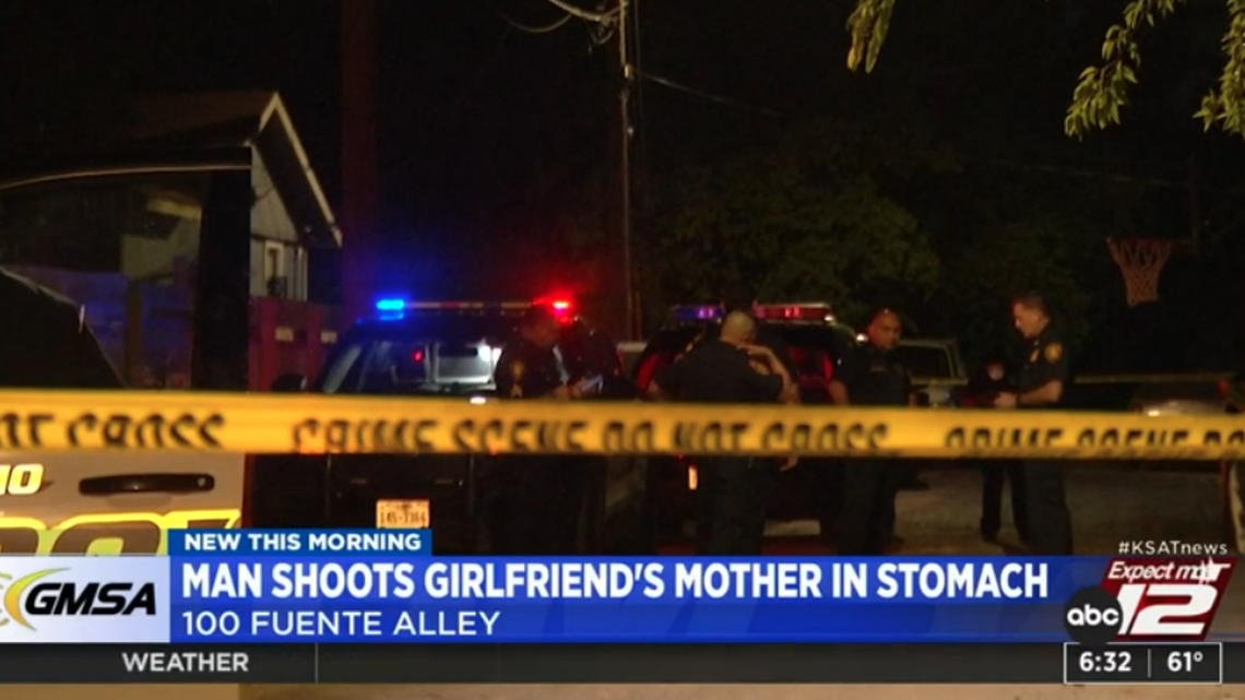 Police in San Antonio say a woman was shot by her daughter’s boyfriend.