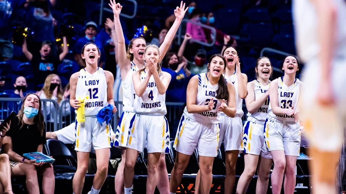 In its first year as a 2A school, Lipan girls knock off Martin’s Mill to win state title