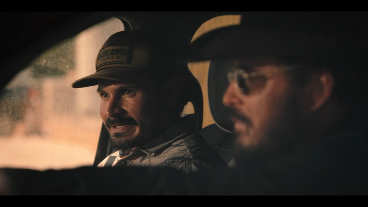 Azul (J.R. Villarreal) wears a hat from Texas-based company Cactus Ropes in “Dutton Ranch” season 1, episode 1.