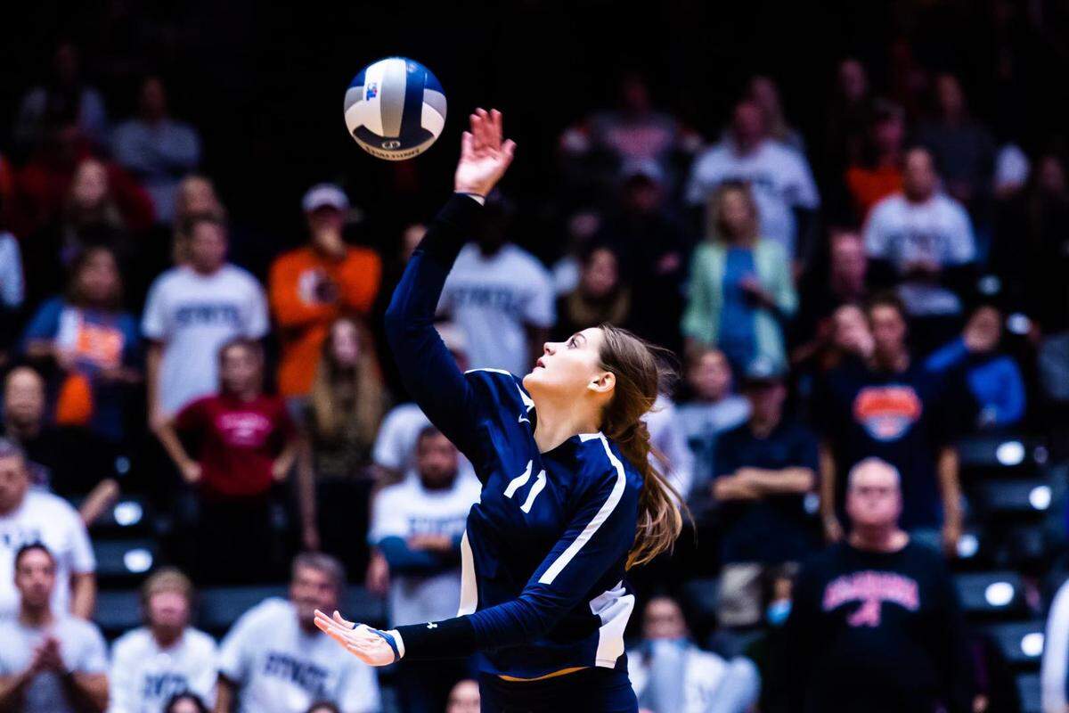 Keller senior Melanie McGann is the Star-Telegram all-area MVP during the 2021 season after a record-breaking year helping the Indians to the UIL state tournament. (Matt Smith/Star-Telegram)
