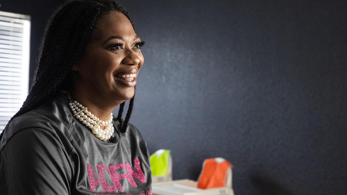 Jerletha McDonald, executive director of the Arlington DFW Child Care Providers association, talks about issues affected by COVID-19 on July 1, 2021, in Arlington.