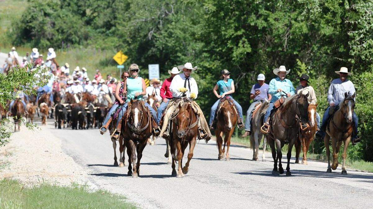 The annual trail drive covering about 15 miles from Millsap to the Parker County Sheriff’s Posse Grounds in Weatherford kicks off the annual Frontier Days Rodeo. This year’s drive is scheduled to begin at 8 a.m. Saturday, June 5.