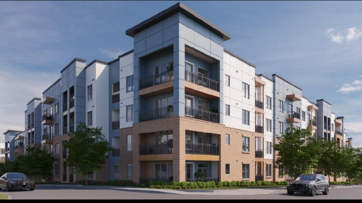 The Dutton, currently under construction on Northside Drive in Fort Worth, is a 218-unit affordable housing complex being developed by the Dallas-based company StoneHawk Capital Partners.