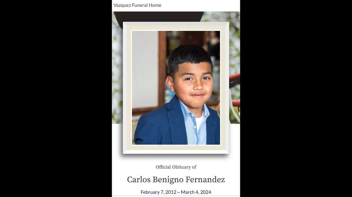 Carlos Fernandez, 12, was shot and killed while sleeping on March 4, Texas deputies said.