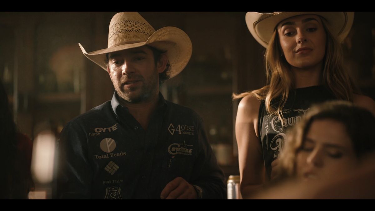 Real-life horse trainer Adan Banuelos in “Yellowstone” season 5 episode 13.