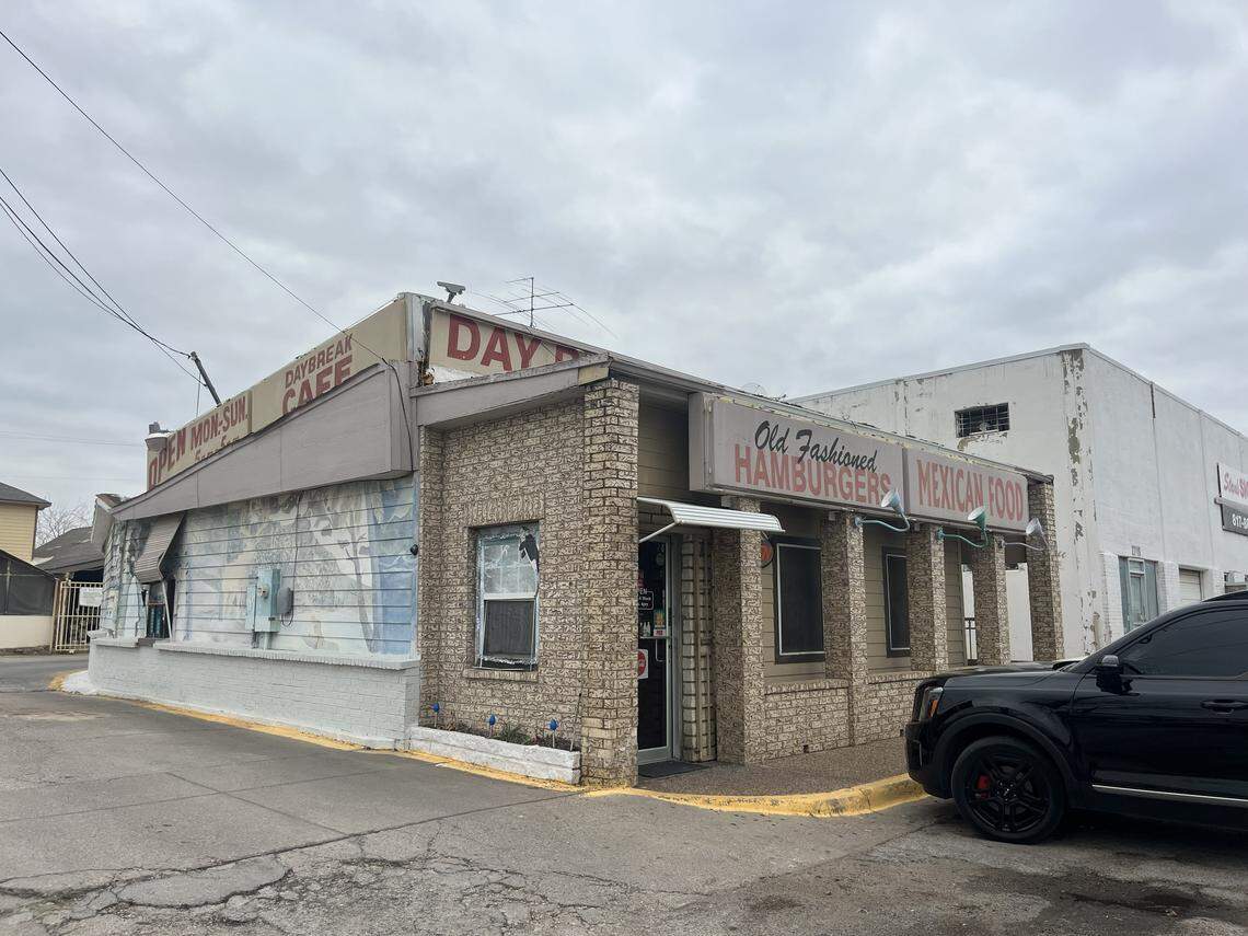 Daybreak Cafe and Grill has been open for 30 years in this 75-year-old building at 2720 White Settlement Road. It is known for its extremely affordable yet good tasting food.