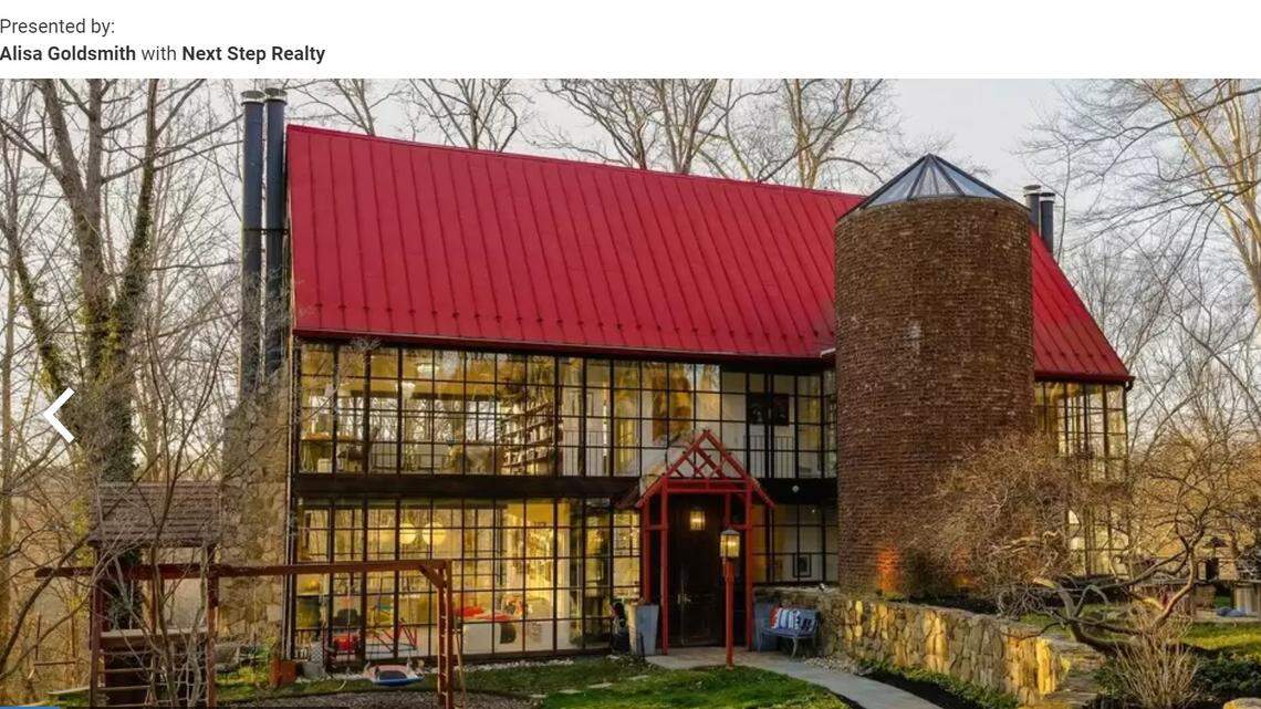 The “glass barn” is a fascinating estate and on the market for $1.7 million