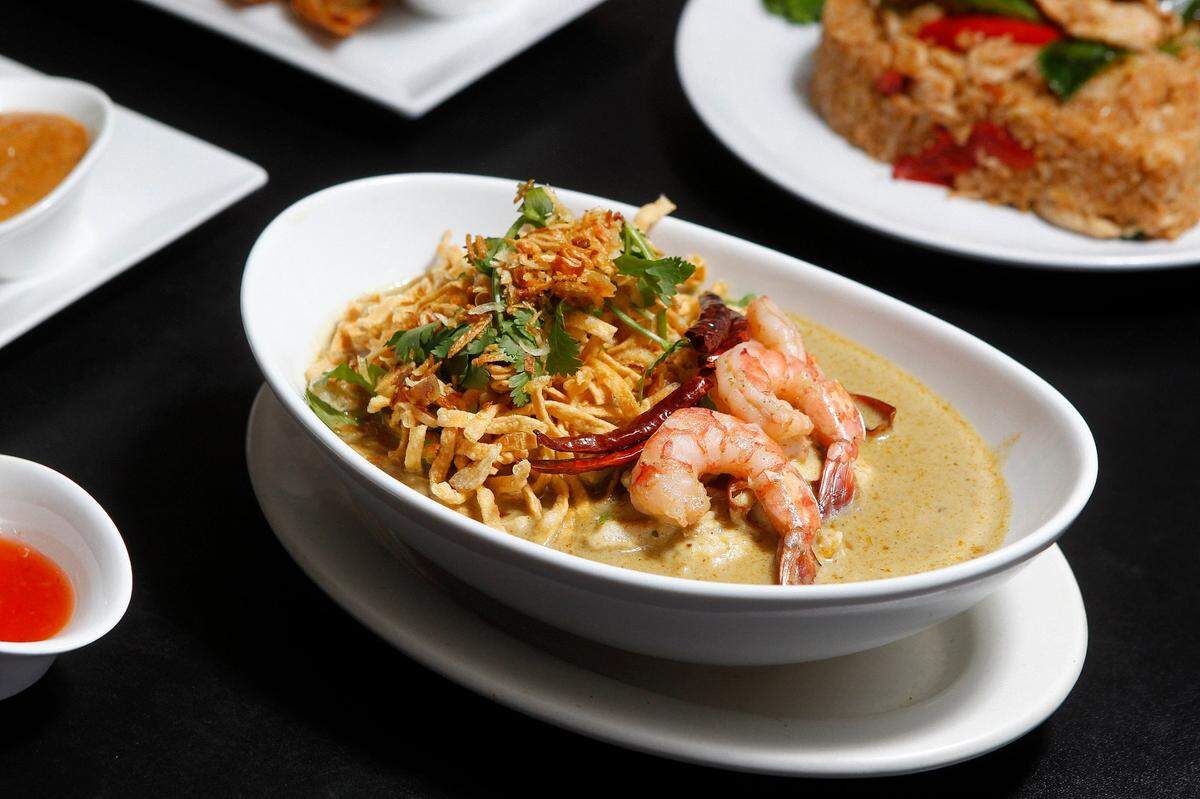 A noodle dish at Tuk Tuk Thai, photographed on Sept. 7, 2016.