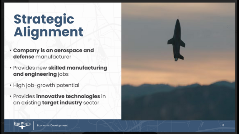 Fort Worth in running for $74M drone factory with up to 1,000 jobs