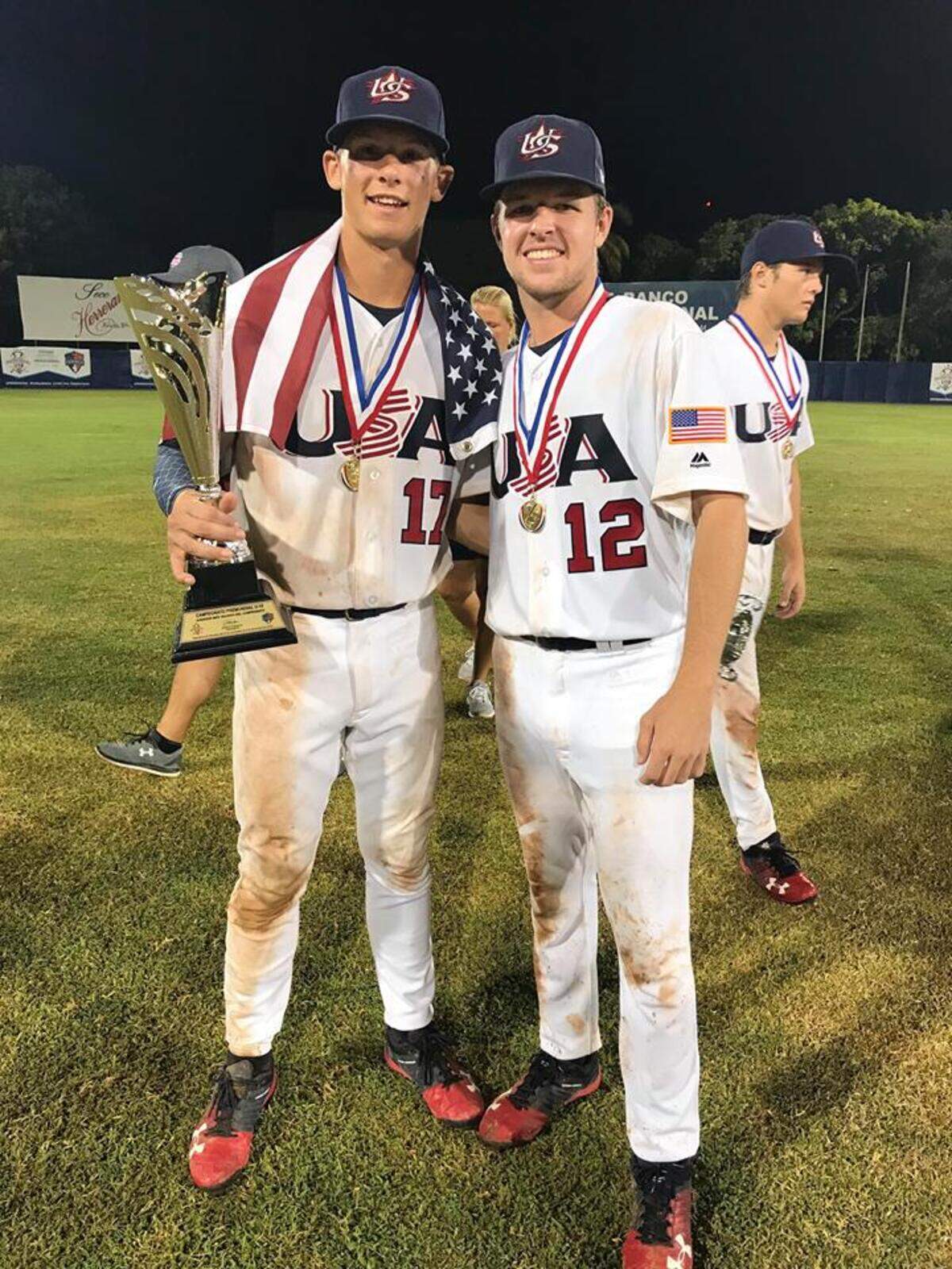 Colleyville Heritage senior Bobby Witt, left, and Burleson Centennial senior Jacob Meador.