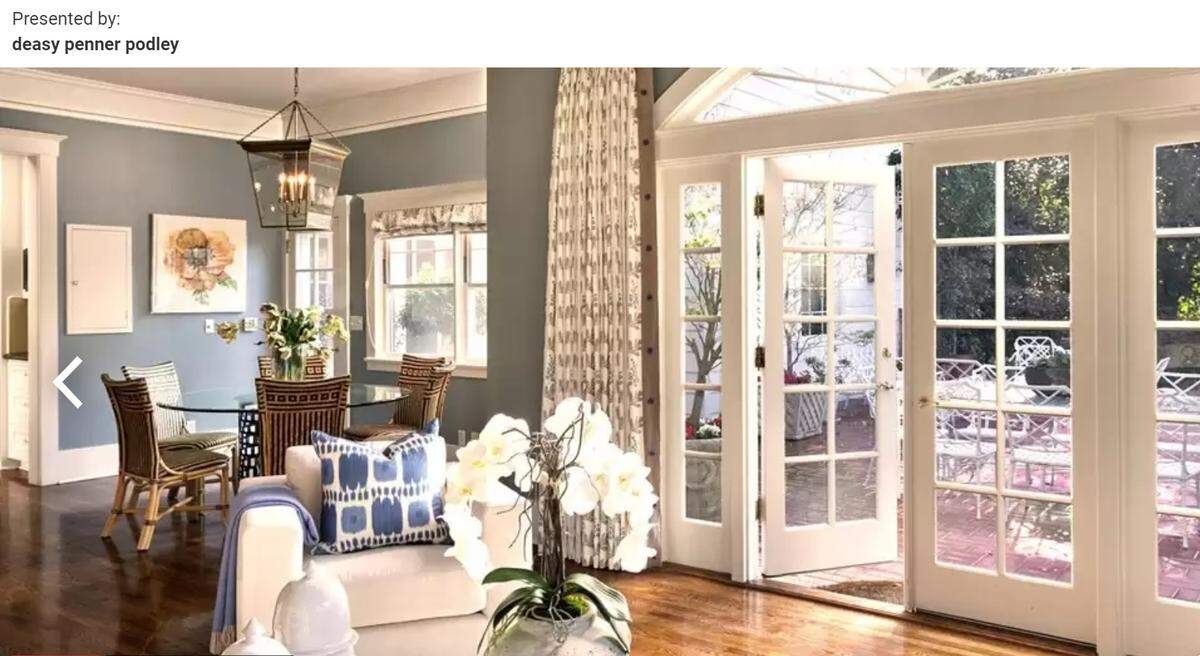 French doors leading outside