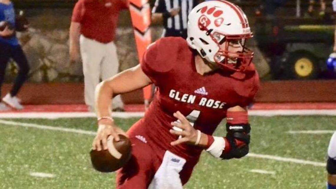Glen Rose quarterback Cameron Griffin