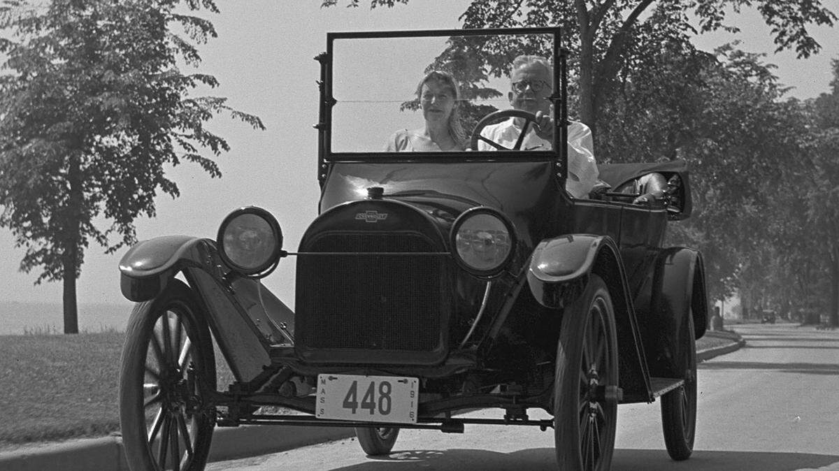 A 1916 Chevrolet 490 touring car.