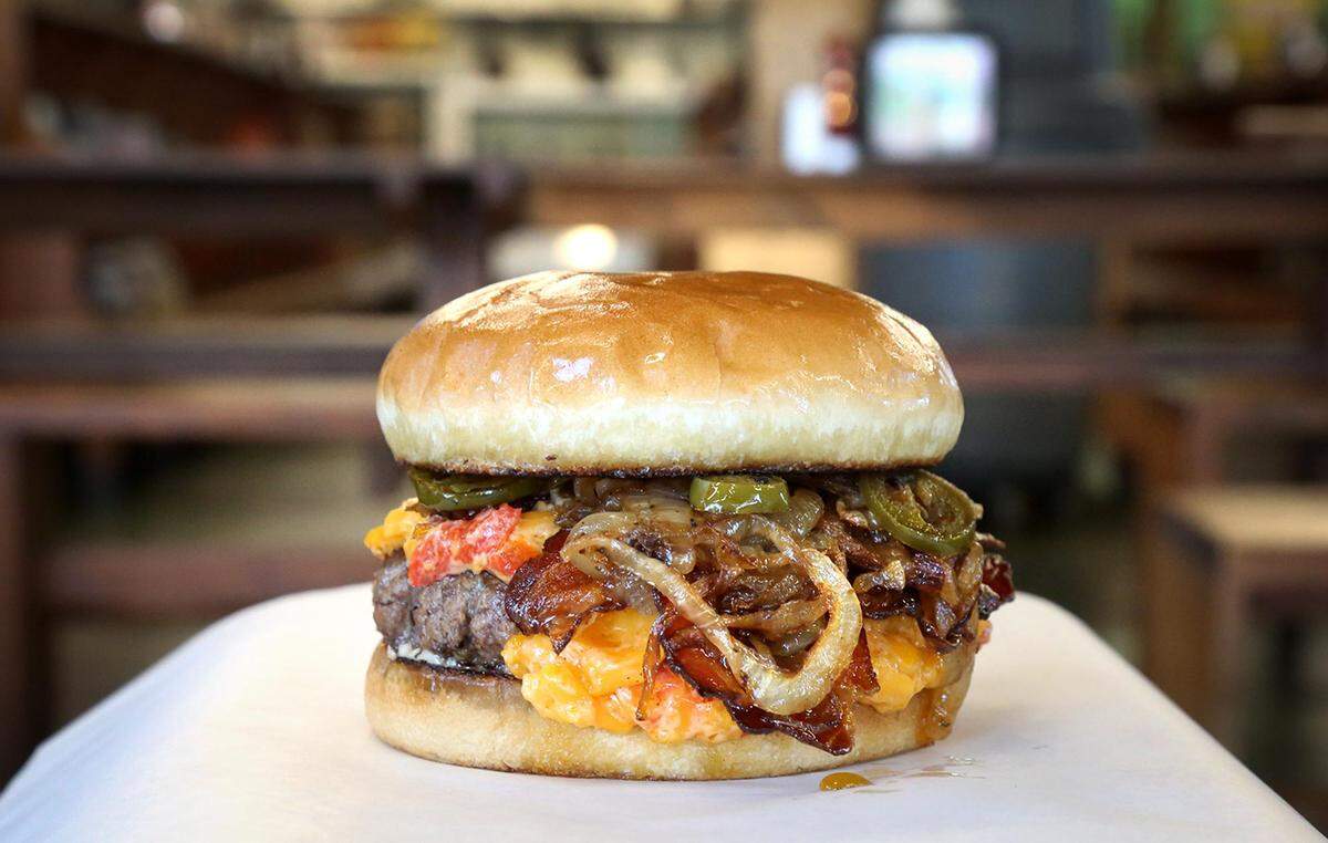 Kincaid’s has been a landmark in Fort Worth for 75 years and has made headlines with its classic hamburgers made from quality ingredients. The former grocery store turned burger joint also serves up some specialities, such as the Cowtown Deluxe (pictured).