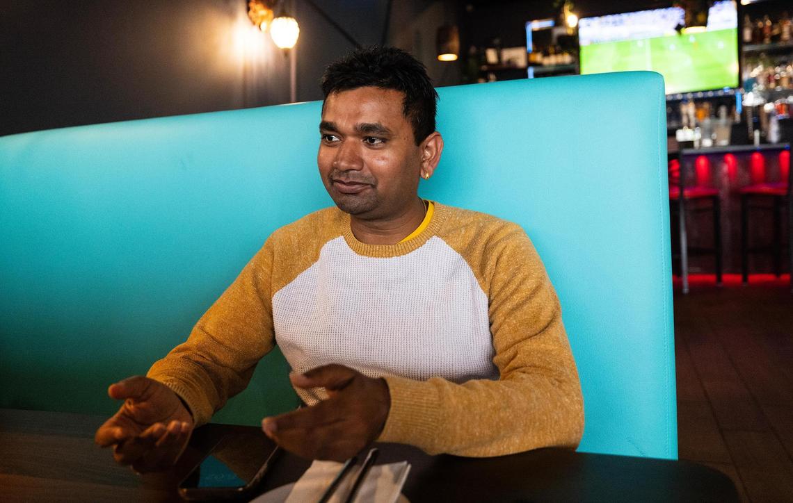 Dipak Sah, one of the owners or Palate Garden, talks about the inspiration for opening the restaurant on Thursday, April 3, 2025, in Saginaw. Sah grew up in Nepal and wanted to provide authentic Nepalese food for the community.