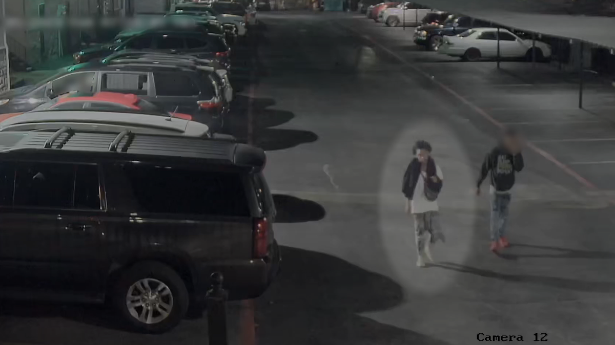The Dallas Police Department is asking for the public’s help identifying a suspect captured on video wanted in connection to the murder of a man who was found with multiple gunshot wounds in a parking lot March 7, 2023.