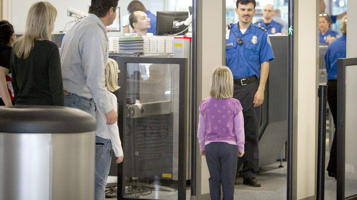 Could metal detectors such as this one at DFW Airport  soon be used at schools across the country to keep students safe?